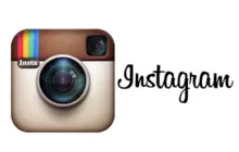 A picture of an instagram logo with the word " instagram ".