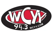 A logo for the wcyy radio station.